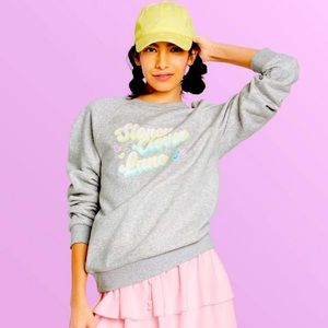 NWT LIMITED EDITION Stoney Clover Lane x Target Grey Sweatshirt size L